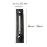 Wandlampen Set van 2 industrieel Edison vintage zwart