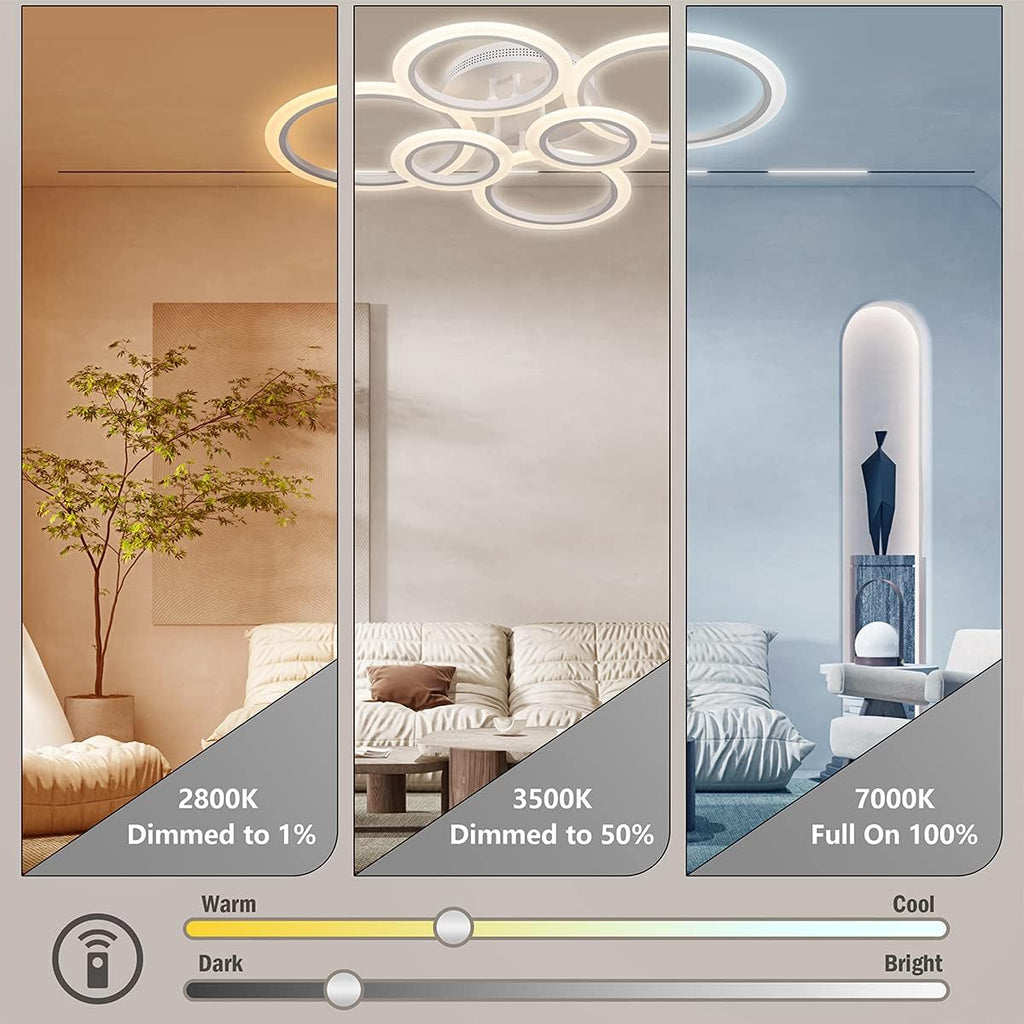 Plafondlamp modern design LED chroom 4 lichtbronnen vierkant - Yuna Plafondlamp modern design LED chroom 4 lichtbronnen vierkant - Yuna