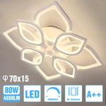 Plafondlamp Leaf - Rond - 80 W - Dimbaar