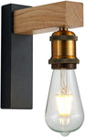 Set van 2 Wandlampen Zwart Edison