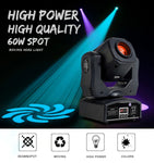 4 x Moving Head 60 W - LED - Lichteffect
