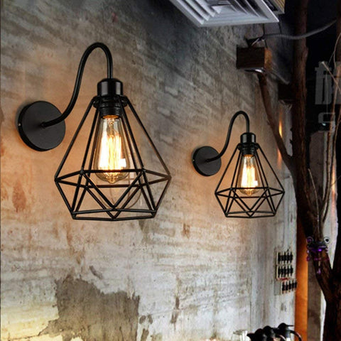 zwart  wandlampen  wandlamp  wall lamp set  vintage  retro  restaurant  kooilamp  kooi  Industriéle  industrieel  industrail  horeca  edison  cafe  black  bar