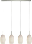 Hanglamp 4 lichts Modern Wit