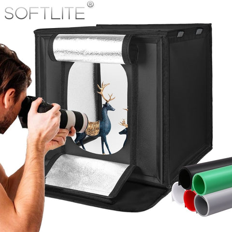 Softlite® Fotobox , fototent  80 x 80 cm Professioneel