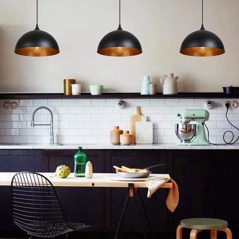 iDEGU Vintage hanglamp, 3 lampen E27, 25 cm, plafondlamp, industriële stijl, design, metalen kooi en henneptouw, retro hanglamp, eetkamer, keuken (50 cm, paal iDEGU Vintage hanglamp, 3 lampen E27, 25 cm, plafondlamp, industriële stijl, design, metalen kooi en henneptouw, retro hanglamp, eetkamer, keuken (50 cm, paal