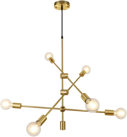 Hanglamp Nordic Modern 6 delig