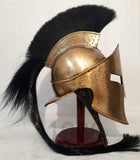 Middeleeuwse spartaanse soldaat helm