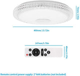 LED Plafondlamp met Bluetooth Speaker - Ø 40cm