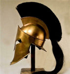 Middeleeuwse spartaanse soldaat helm
