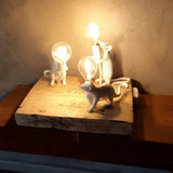 Muis Lamp set van 3  Muislamp Wit